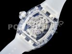 Richard Mille Replica Watches RM56-01 Tourbillon RMF Skeleton Dial Transparent Rubber Strap 1:1 Fake watches Super Clone Watch - Image 8