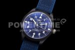 IWC Mark XVIII IW328102 Black Ceramic M+F 1:1 Best Edition Blue Dial on Blue Nylon Strap A35111 Super Clone Watch - Image 3