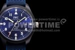 IWC Mark XVIII IW328102 Black Ceramic M+F 1:1 Best Edition Blue Dial on Blue Nylon Strap A35111 Super Clone Watch - Image 4