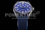 IWC Mark XVIII IW328102 Black Ceramic M+F 1:1 Best Edition Blue Dial on Blue Nylon Strap A35111 Super Clone Watch - Image 6