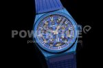Zenith Defy Classic LF 1:1 Best Edition Skeleton Blue Dial Blue Bezel on Blue Rubber strap A2892 Super Clone Watch - Image 2