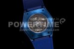 Zenith Defy Classic LF 1:1 Best Edition Skeleton Blue Dial White inner shadow blue bezel on blue rubber strap A2892 Super Clone Watch - Image 10