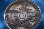 Zenith Defy Classic LF 1:1 Best Edition Skeleton Blue Dial White inner shadow blue bezel on blue rubber strap A2892 Super Clone Watch - Image 11