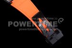 Zenith Defy Classic LF 1:1 Best Edition Skeleton Orange Dial Black Bezel on Orange rubber strap A2892 Super Clone Watch - Image 12