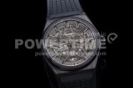 Zenith Defy Classic LF 1:1 Best Edition Skeleton Black Dial Black Bezel on Black rubber strap A2892 Super Clone Watch - Image 2