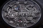 Zenith Defy Classic LF 1:1 Best Edition Skeleton Black Dial Black Bezel on Black rubber strap A2892 Super Clone Watch - Image 7