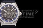 Zenith Defy Classic LF 1:1 Best Edition Skeleton Blue Dial on Black rubber strap A2892 Super Clone Watch - Image 4