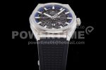 Zenith Defy Classic LF 1:1 Best Edition Skeleton Blue Dial on Black rubber strap A2892 Super Clone Watch - Image 5