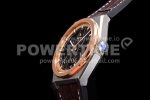 Zenith Defy Classic LF 1:1 Best Edition Skeleton Black Dial Rose gold Bezel on Brown Gummy Strap A2892 Super Clone Watch - Image 8