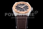 Zenith Defy Classic LF 1:1 Best Edition Skeleton Black Dial Rose gold Bezel on Brown Gummy Strap A2892 Super Clone Watch - Image 5