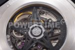 Zenith Defy Classic LF 1:1 Best Edition Skeleton Black Dial Rose gold Bezel on Brown Gummy Strap A2892 Super Clone Watch - Image 11