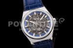 Zenith Defy Classic LF 1:1 Best Edition Skeleton Blue Dial on Blue Gummy Strap A2892 Super Clone Watch - Image 2