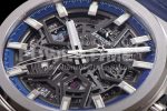 Zenith Defy Classic LF 1:1 Best Edition Skeleton Blue Dial on Blue Gummy Strap A2892 Super Clone Watch - Image 7