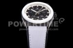 Zenith Defy Classic LF 1:1 Best Edition Skeleton Black Dial White Bezel on White Gummy Strap A2892 Super Clone Watch - Image 5