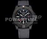 Breitling Avenger Blackbird V17311 DLC GF 1:1 Best Edition Black Dial on Nylon Strap A2824 Super Clone Watch V4