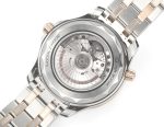 Seamaster Diver 300M SS/RG ORF 1:1 Best Edition YG Bezel Blue Dial on SS/RG Bracelet A8800 - Image 8