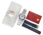 Seamaster Diver 300M SS Blue Ceramic Bezel VSF 1:1 Best Edition White Dial on SS Bracelet A8800 - Image 9