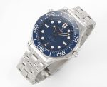 Seamaster Diver 300M SS Blue Ceramic Bezel VSF 1:1 Best Edition Blue Dial on SS Bracelet A8800 - Image 2