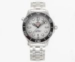 Seamaster Diver 300M VSF 1:1 Best Edition Black Ceramic White Dial on SS Bracelet A8800