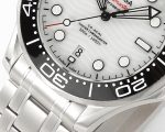 Seamaster Diver 300M VSF 1:1 Best Edition Black Ceramic White Dial on SS Bracelet A8800 - Image 5