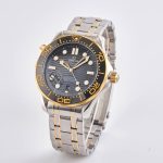 Seamaster Diver 300M SS/YG VSF 1:1 Best Edition YG Bezel Black Dial on SS/YG Bracelet A8800 - Image 3