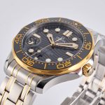 Seamaster Diver 300M SS/YG VSF 1:1 Best Edition YG Bezel Black Dial on SS/YG Bracelet A8800 - Image 5