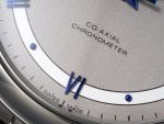 De Ville 36.8mm SS HRF 1:1 Best Edition Gray Dial Blue Marker on SS Bracelet A2824 - Image 6