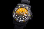 Submariner DIW DLC VSF 1:1 Best Edition Black/Yellow Dial on DLC Bracelet VS3135 - Image 3