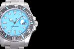 Submariner DIW Sandblasted VSF 1:1 Best Edition Tiffany Blue Dial on SS Bracelet VS3135 - Image 4