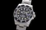 Submariner Sandblasted DIWF Best Edition Carbon Bezel Carbon Dial on SS Bracelet VR3135 - Image 3