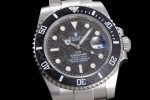 Submariner Sandblasted DIWF Best Edition Carbon Bezel Carbon Dial on SS Bracelet VR3135 - Image 5