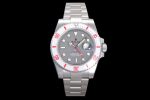 Submariner Sandblasted DIWF Best Edition White Bezel Gray Dial on SS Bracelet VR3135