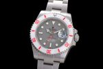Submariner Sandblasted DIWF Best Edition White Bezel Gray Dial on SS Bracelet VR3135 - Image 4