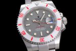 Submariner Sandblasted DIWF Best Edition White Bezel Gray Dial on SS Bracelet VR3135 - Image 6