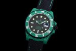 Submariner DIW Green Carbon VSF 1:1 Best Edition Black/Red Dial on Black Nylon Strap VS3135 - Image 3