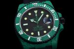 Submariner DIW Green Carbon VSF 1:1 Best Edition Black/Red Dial on Black Nylon Strap VS3135 - Image 5