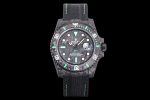 Submariner DIW Carbon VSF 1:1 Best Edition Black/Green Dial on Black Nylon Strap VS3135