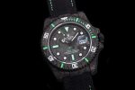 Submariner DIW Carbon VSF 1:1 Best Edition Black/Green Dial on Black Nylon Strap VS3135 - Image 2