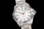 Aquaracer Calibre 5 44mm TARF 1:1 Best Edition White Dial SS Bezel on SS Bracelet SW200 - Image 2