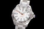 Aquaracer Calibre 5 44mm TARF 1:1 Best Edition White Dial SS Bezel on SS Bracelet SW200 - Image 3