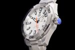 Aquaracer Calibre 5 44mm TARF 1:1 Best Edition White Dial SS Bezel on SS Bracelet SW200 - Image 6