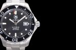 Aquaracer Calibre 5 41.5mm TARF 1:1 Best Edition Black Dial Black Bezel on SS Bracelet SW200 - Image 4