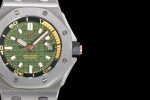 Royal Oak Offshore Diver 15720 IPF Best Edition Green Dial on Green Rubber Strap A4308 - Image 7