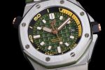 Royal Oak Offshore Diver 15720 IPF Best Edition Green Dial on Green Rubber Strap A4308 - Image 2
