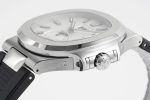 Nautilus 5726 Complicated SS PPF 1:1 Best Edition White Textured Dial on Black Rubber Strap A324 - Image 6