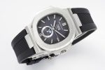 Nautilus 5726 Complicated SS PPF 1:1 Best Edition Gray Textured Dial on Black Rubber Strap A324 - Image 5
