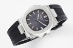 Nautilus 5711/1A PPF 1:1 Best Edition Gray Textured Dial on Black Rubber Strap - Image 5