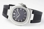 Nautilus 5711/1A PPF 1:1 Best Edition Gray Textured Dial on Black Rubber Strap - Image 7