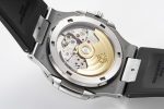 Nautilus 5711/1A PPF 1:1 Best Edition Gray Textured Dial on Black Rubber Strap - Image 8