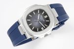 Nautilus 5711/1A PPF 1:1 Best Edition Blue Textured Dial on Blue Rubber Strap - Image 7